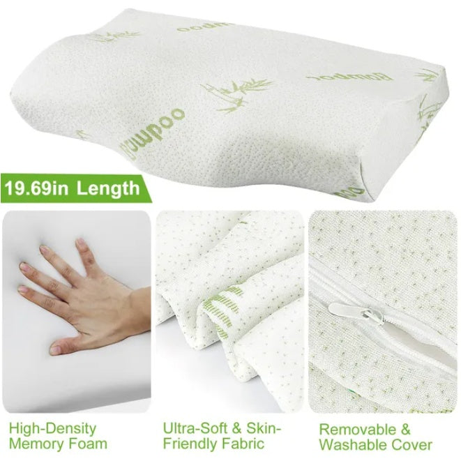 Bamboo Memory Foam Sleep Pillow